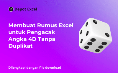 Membuat Rumus Excel untuk Pengacak Angka 4D Tanpa Duplikat