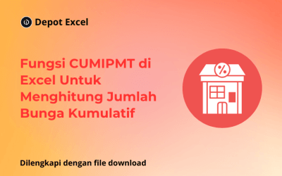 Fungsi CUMIPMT di Excel Untuk Menghitung Jumlah Bunga Kumulatif