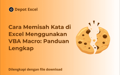 Cara Memisah Kata di Excel Menggunakan VBA Macro: 3 Langkah Mudah