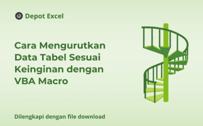Cara Mengurutkan Data Tabel Sesuai Keinginan Menggunakan VBA Macro