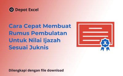Cara Cepat Membuat Rumus Pembulatan Untuk Nilai Ijazah Sesuai Juknis
