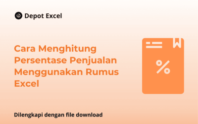 Cara Menghitung Persentase Penjualan Menggunakan Rumus Excel