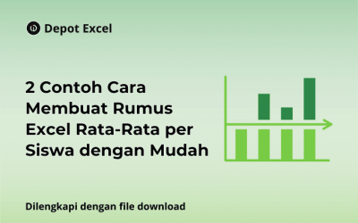 2 Contoh Cara Membuat Rumus Excel Rata-Rata per Siswa dengan Mudah