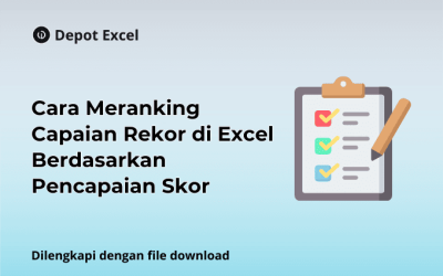 Cara Meranking Capaian Rekor di Excel Berdasarkan Pencapaian Skor