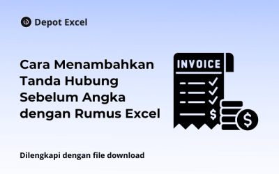 2 Cara Menambahkan Tanda Hubung Sebelum Angka dengan Rumus Excel