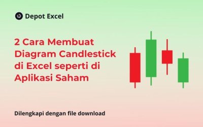 2 Cara Membuat Diagram Candlestick di Excel seperti di Aplikasi Saham