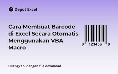 Cara Membuat Barcode di Excel Secara Otomatis Menggunakan VBA Macro