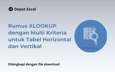 Rumus XLOOKUP dengan Multi Kriteria untuk Tabel Horizontal dan Vertikal