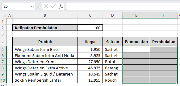 Cara Membulatkan Angka ke Kelipatan Tertentu di Excel dengan MROUND ...